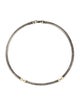 David Yurman Two-Tone Metro Cable Collar Necklace