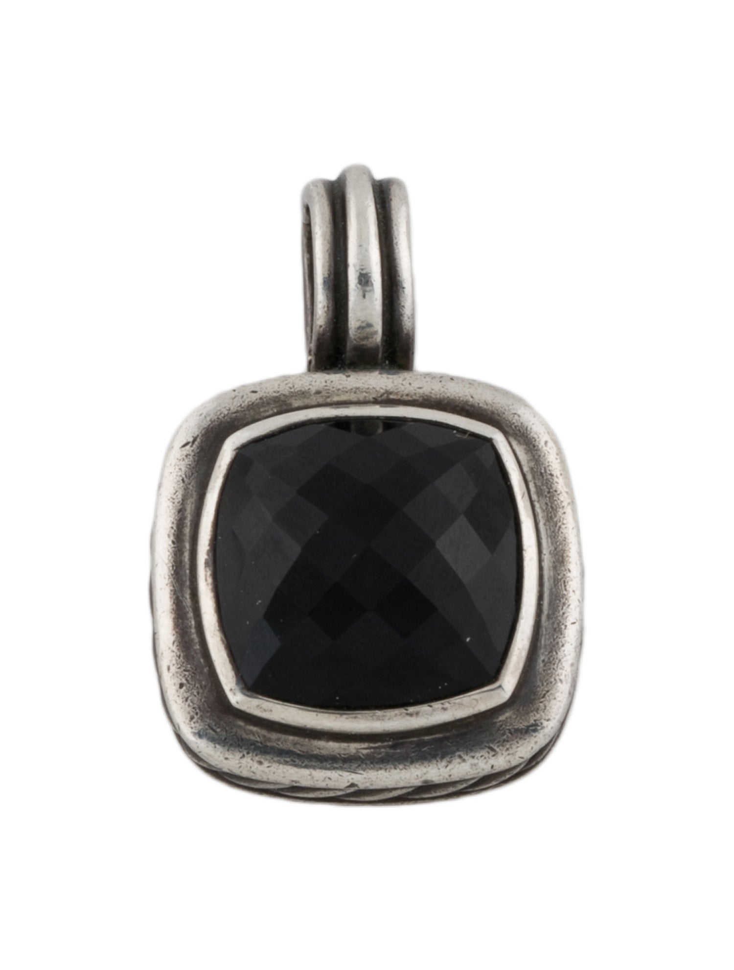 David Yurman Onyx Albion Enhancer Pendant