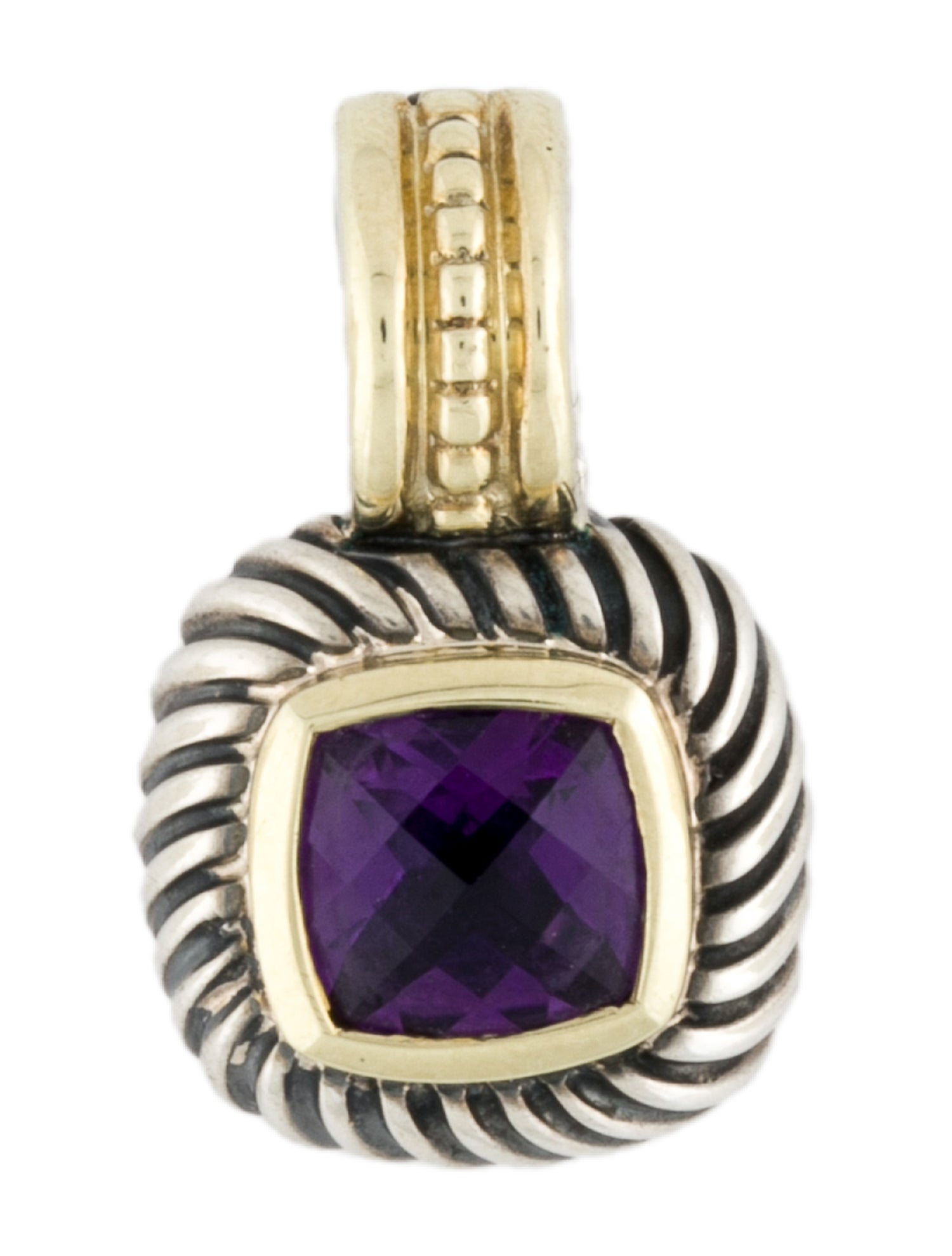 David Yurman David Yurman Amethyst Albion® Enhancer Pendant