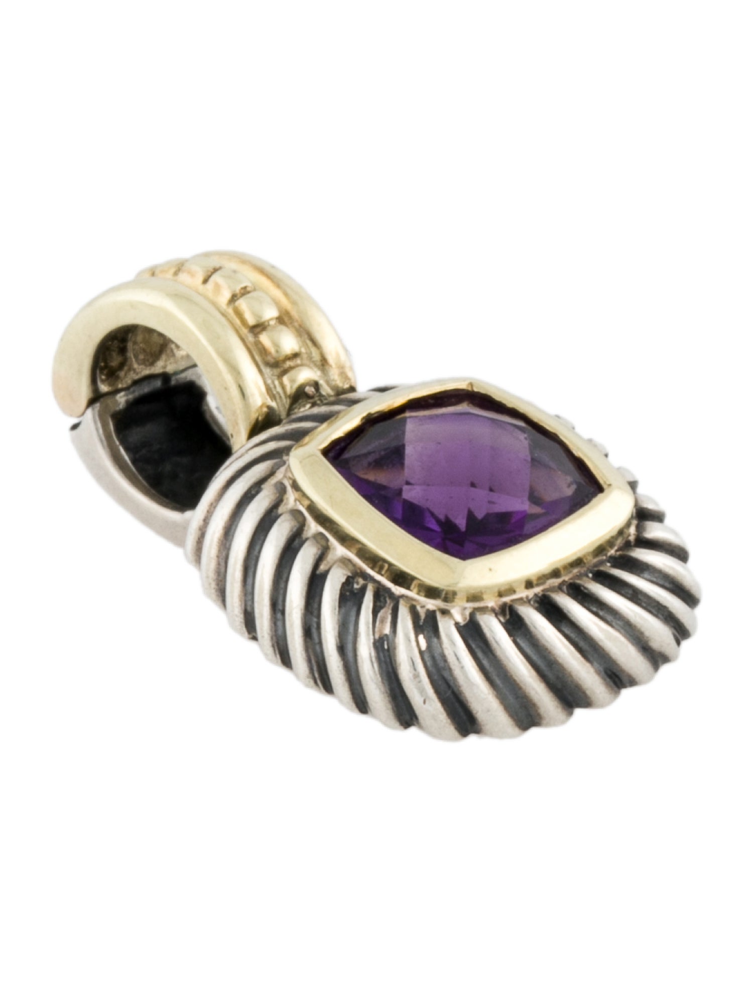 David Yurman David Yurman Amethyst Albion® Enhancer Pendant