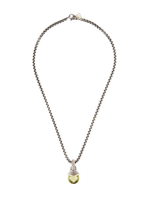 David Yurman Amethyst Acorn Pendant