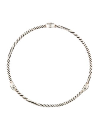 David Yurman Diamond Station Bangle