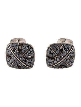 David Yurman 2.19ctw Diamond Armory Arrows Cufflinks