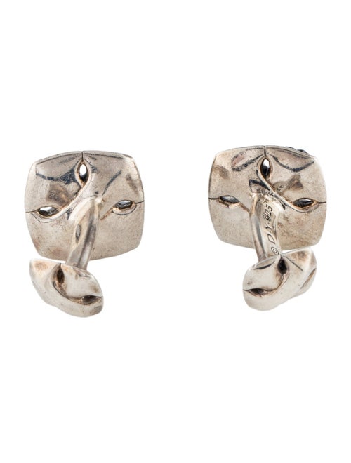 David Yurman 2.19ctw Diamond Armory Arrows Cufflinks