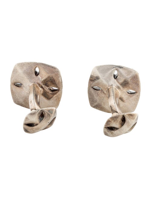 David Yurman 3.28ctw Sapphire Armory Cufflinks