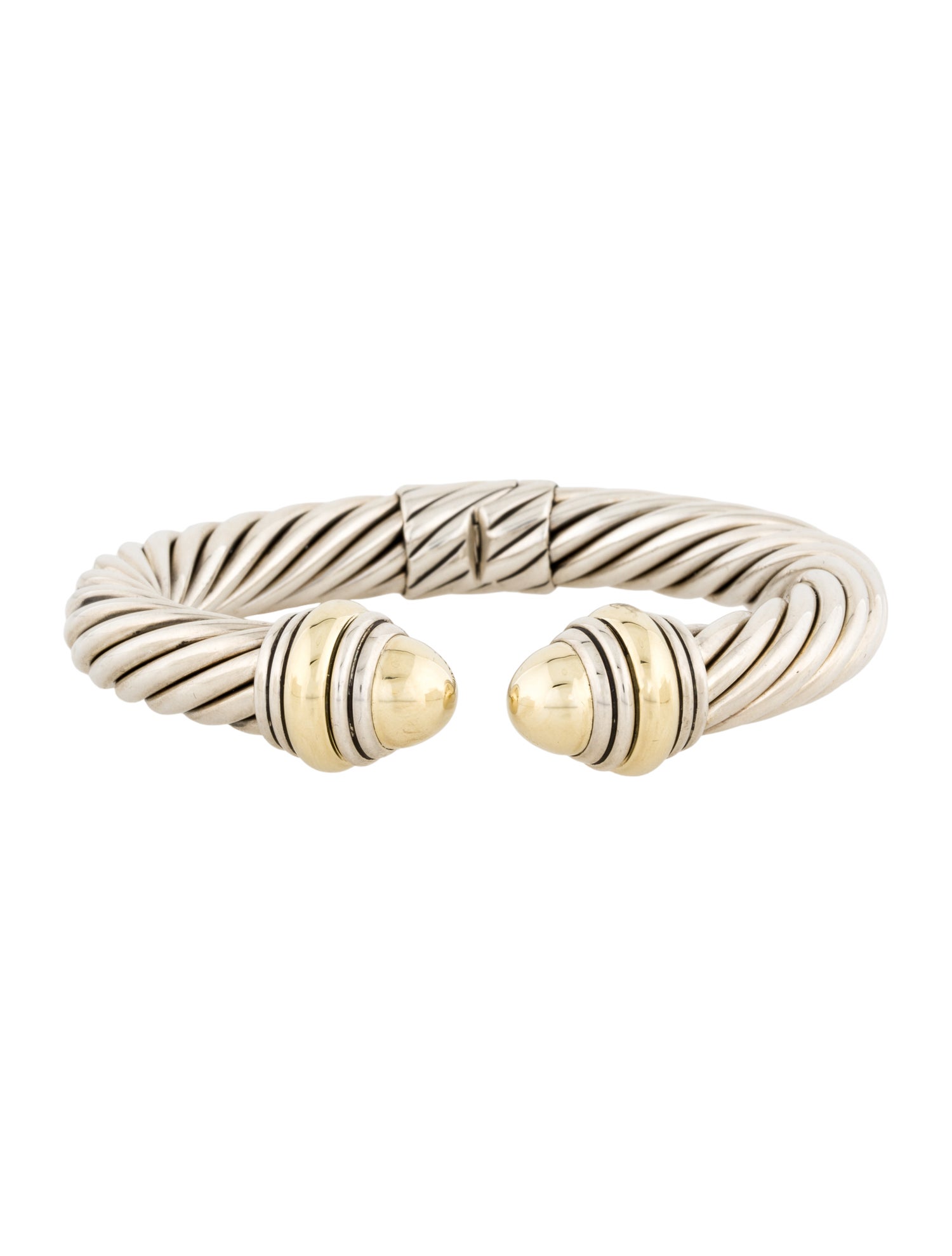 David Yurman Two-Tone Classic Cable Bracelet