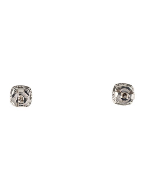 David Yurman Prasiolite & Diamond Albion Studs
