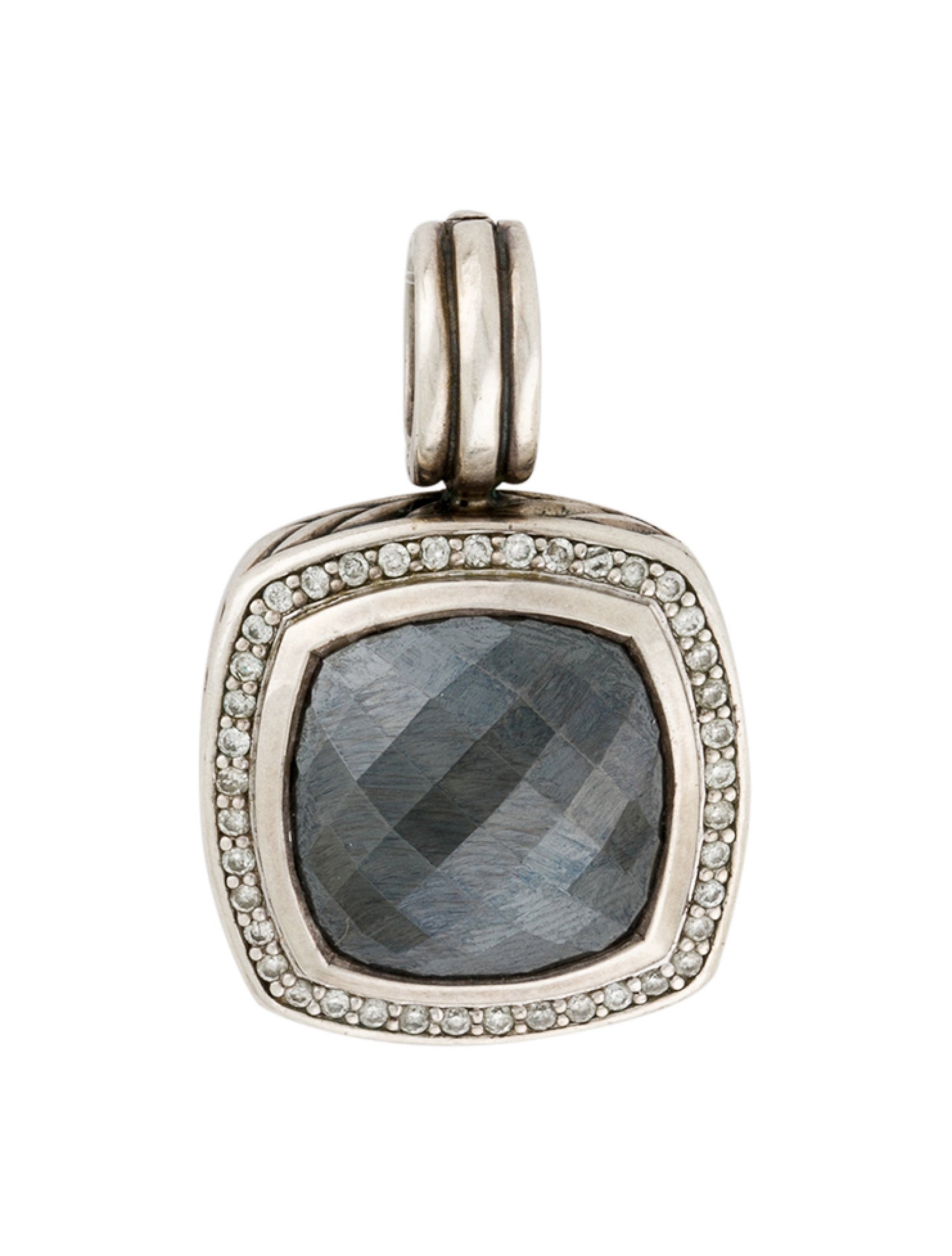 David Yurman Hematine & Diamond Albion Pendant