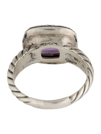 David Yurman Amethyst & Diamond Cocktail Ring