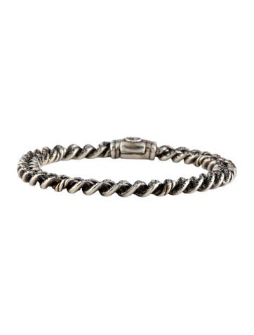 David Yurman Link Diamond Curb Bracelet
