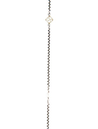 David Yurman Pearl Two-Tone Station Necklace