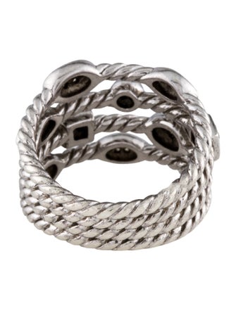 David Yurman Diamond Confetti Four-Row Ring