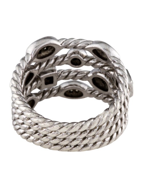 David Yurman Diamond Confetti Four-Row Ring