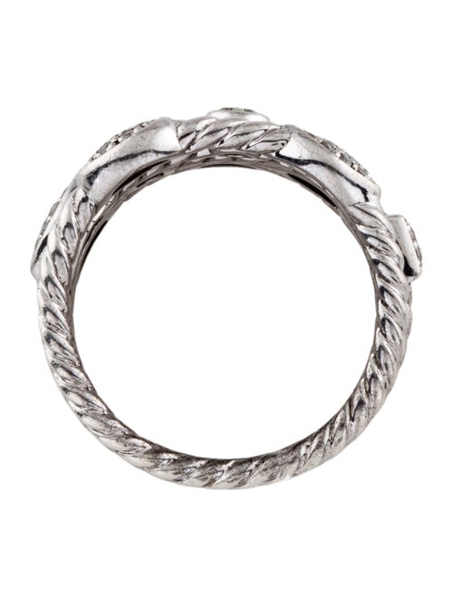 David Yurman Diamond Confetti Four-Row Ring