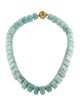 David Yurman 18K Aquamarine & Citrine Bead Necklace