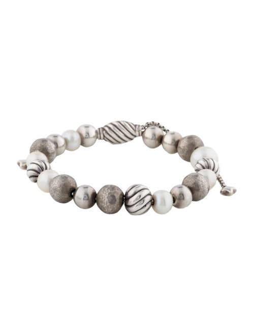 David Yurman Pearl Bead Adjustable Bracelet