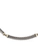 David Yurman Two-Tone Metro Cable Collar Necklace