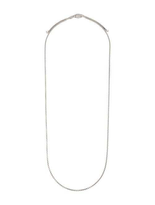 David Yurman Box Chain Slider Necklace