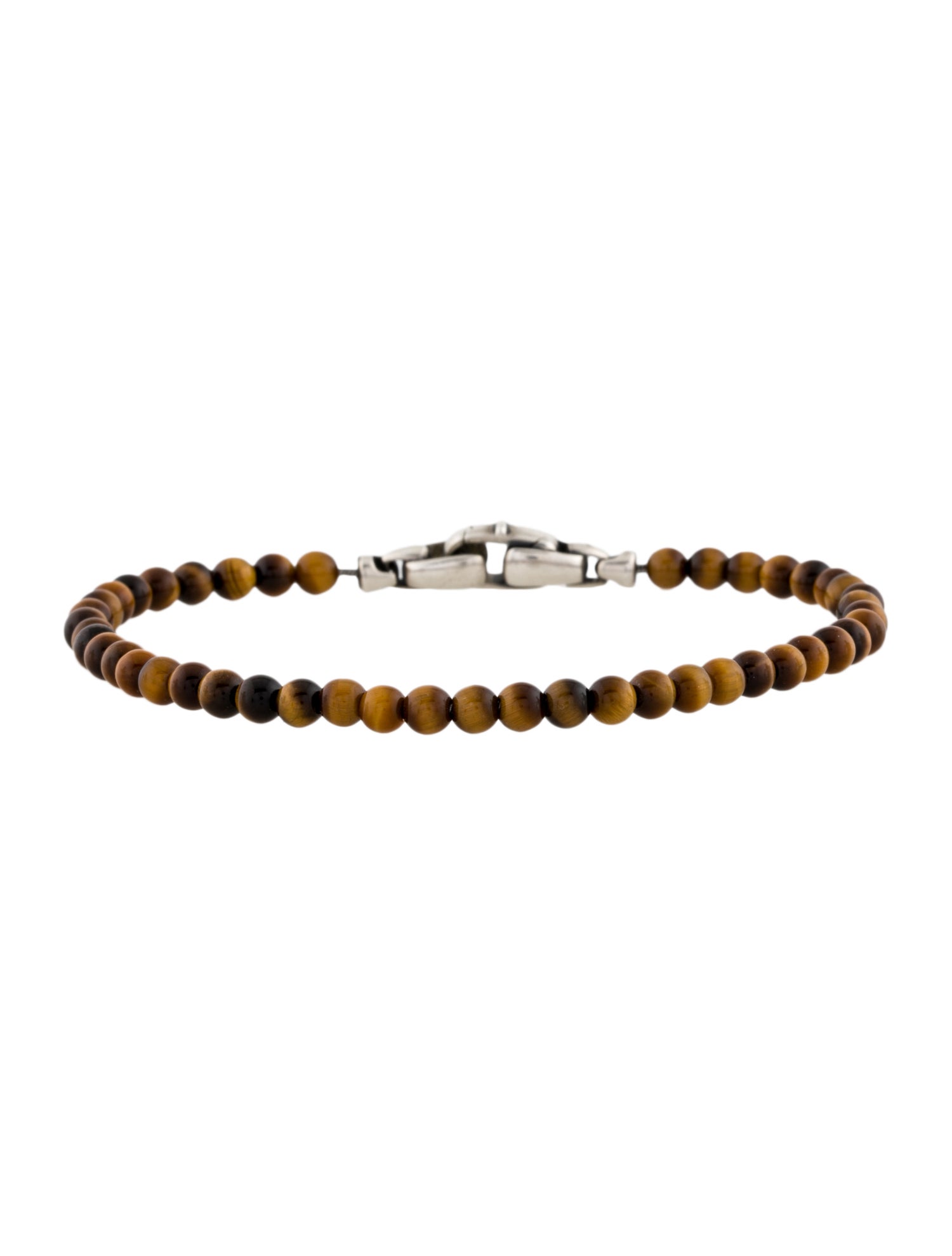 David Yurman Tiger's Eye Quartz Spiritual Bead Bracelet