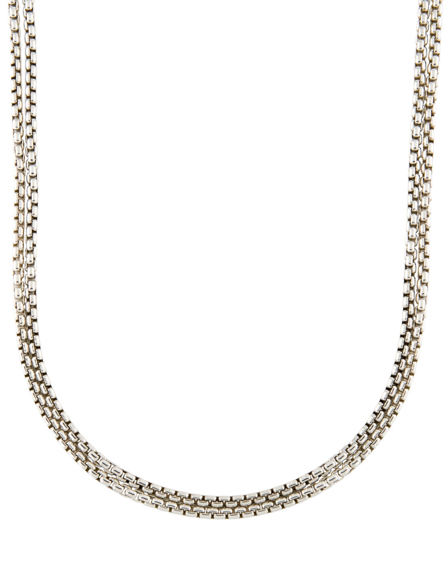 David Yurman Box Chain Necklace