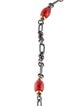 David Yurman Two-Tone Carnelian Station Necklace