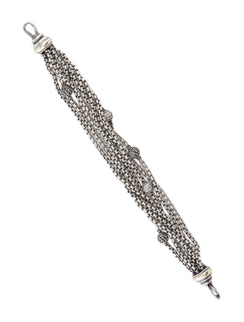 David Yurman Diamond Ball Six-Row Multistrand Bracelet