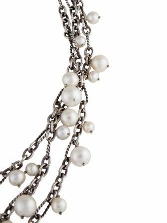 David Yurman Pearl Figaro Multistrand Necklace