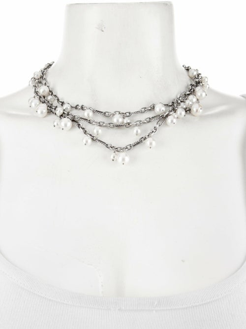 David Yurman Pearl Figaro Multistrand Necklace