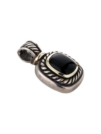 David Yurman Onyx Albion Enhancer Pendant