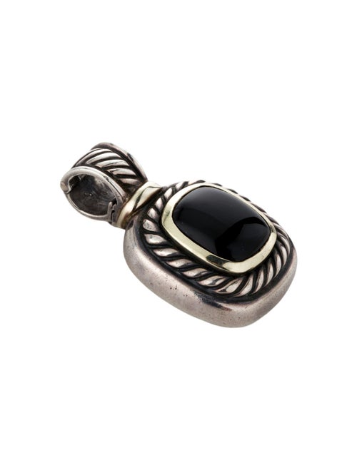 David Yurman Onyx Albion Enhancer Pendant