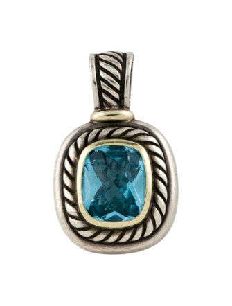 David Yurman Topaz Albion Enhancer Pendant