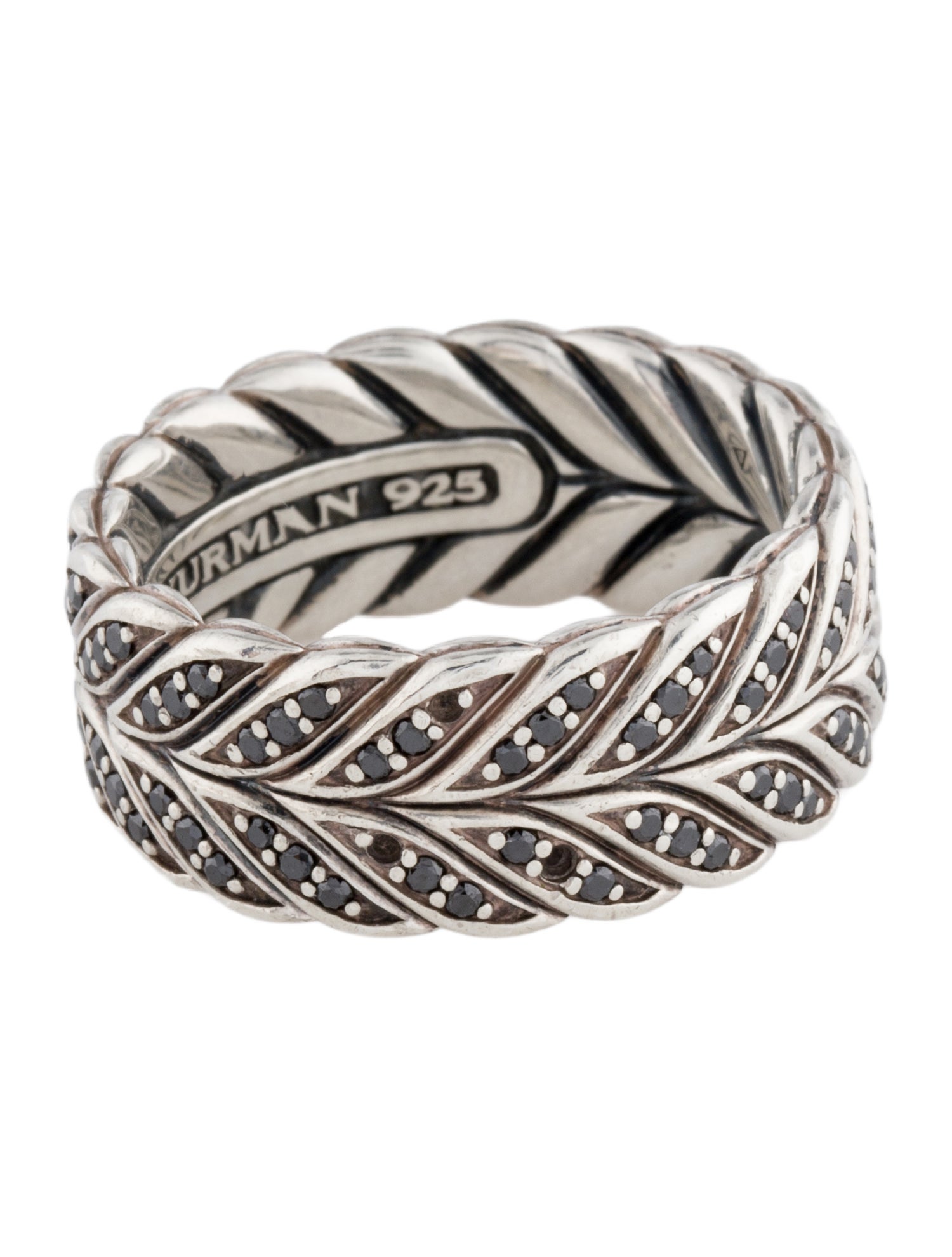 David Yurman Diamond Chevron Pavé Band Ring