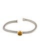 David Yurman Citrine Noblesse Station Cuff Bracelet