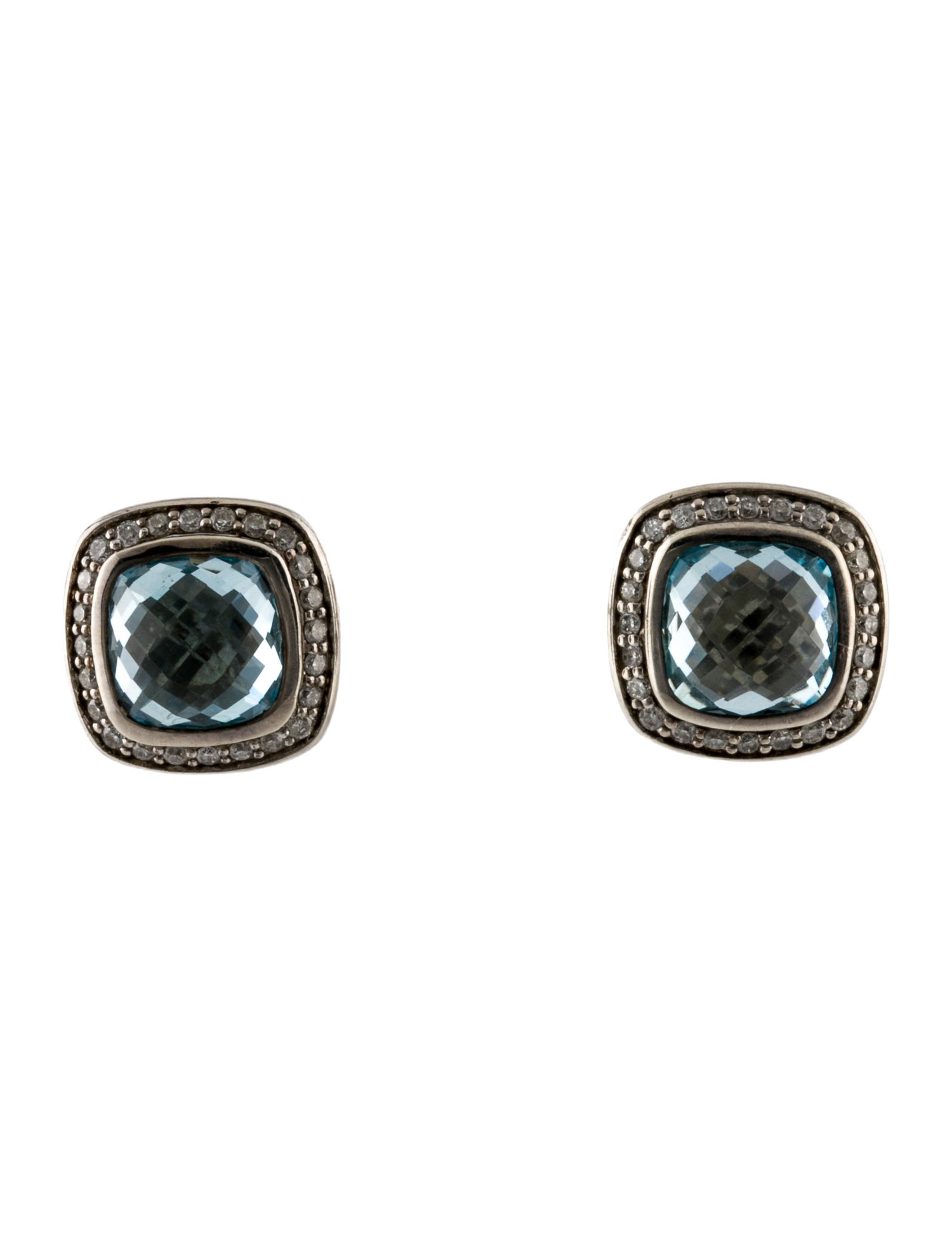 David Yurman Topaz & Diamond Albion® Stud Earrings