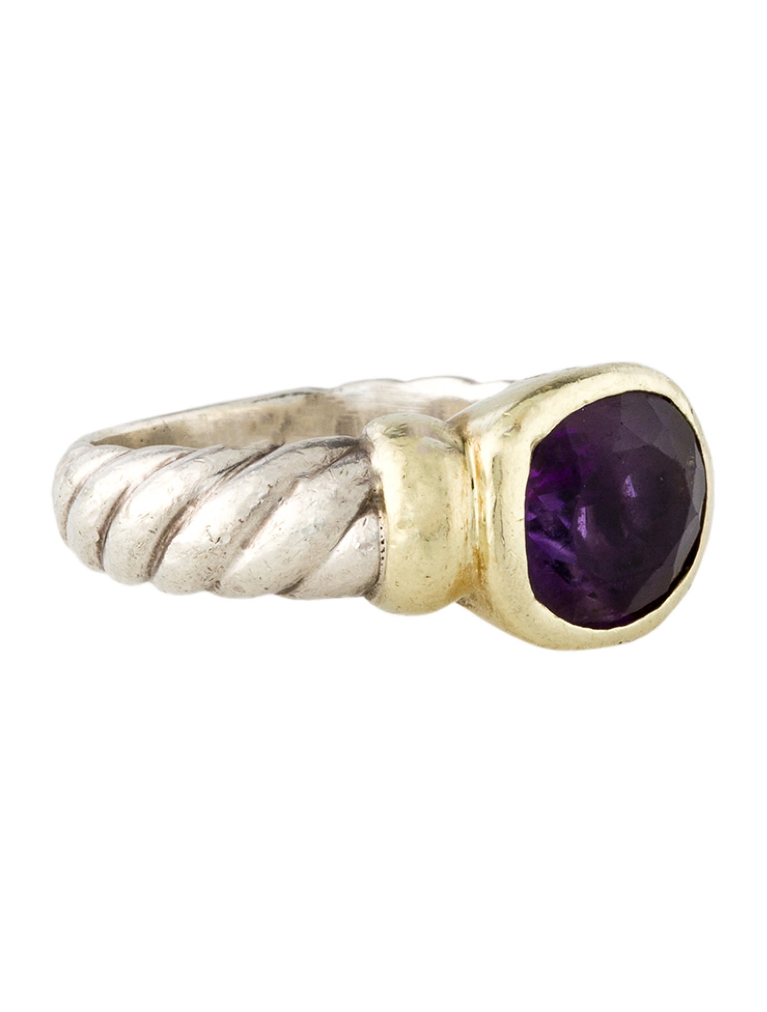 David Yurman Amethyst Cocktail Ring
