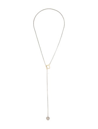 David Yurman Two-Tone Diamond Lariat