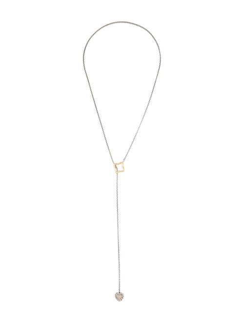David Yurman Two-Tone Diamond Lariat