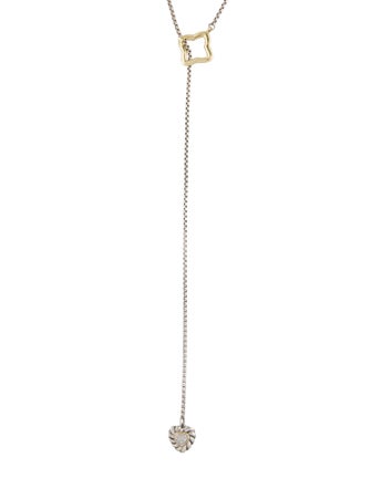 David Yurman Two-Tone Diamond Lariat