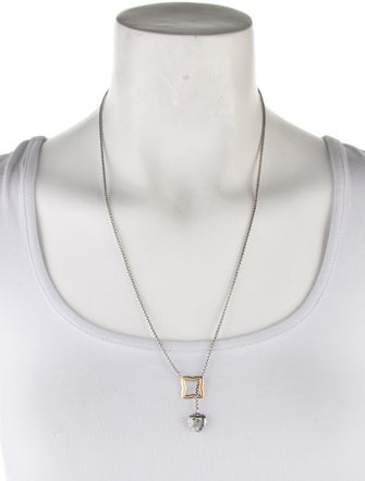 David Yurman Two-Tone Diamond Lariat