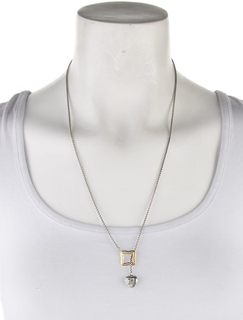 David Yurman Two-Tone Diamond Lariat