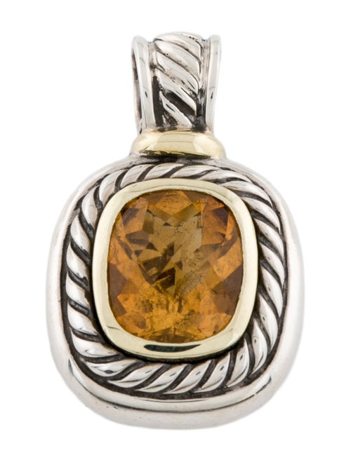 David Yurman Citrine Albion Enhancer Pendant