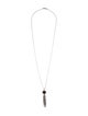 David Yurman Garnet Ostera Renaissance Tassel Necklace