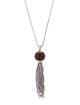 David Yurman Garnet Ostera Renaissance Tassel Necklace