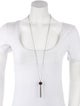 David Yurman Garnet Ostera Renaissance Tassel Necklace