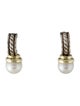 David Yurman Pearl Hampton Drop Earrings