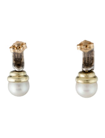 David Yurman Pearl Hampton Drop Earrings
