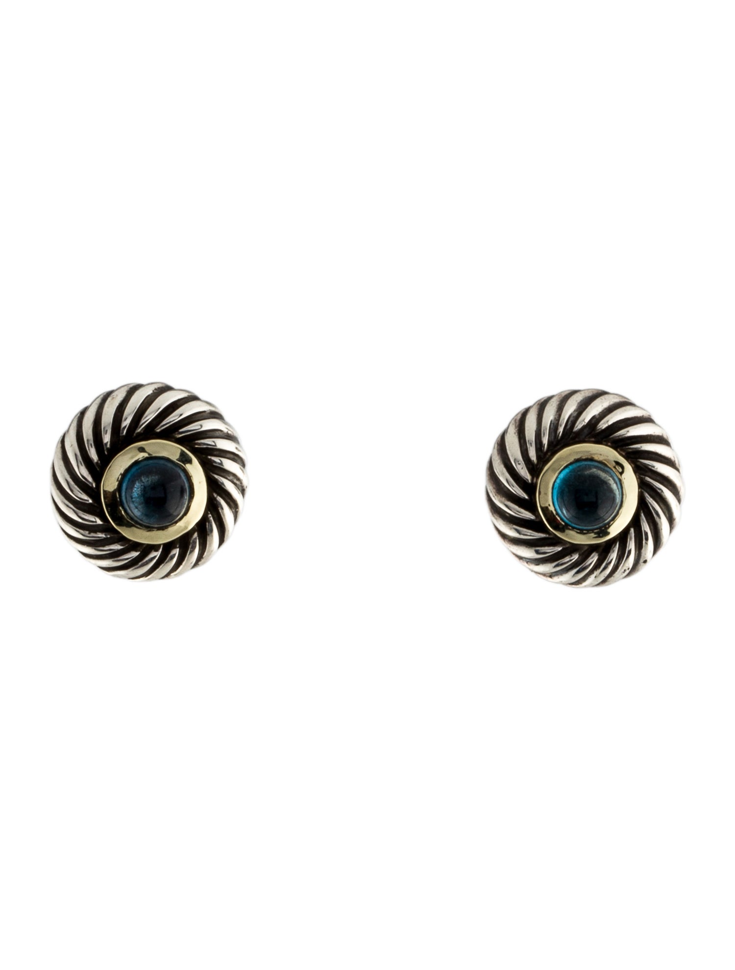 David Yurman Topaz Cookie Studs