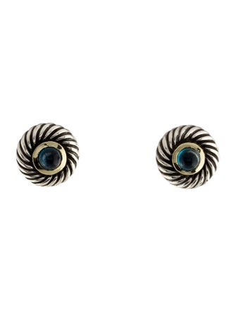 David Yurman Topaz Cookie Studs