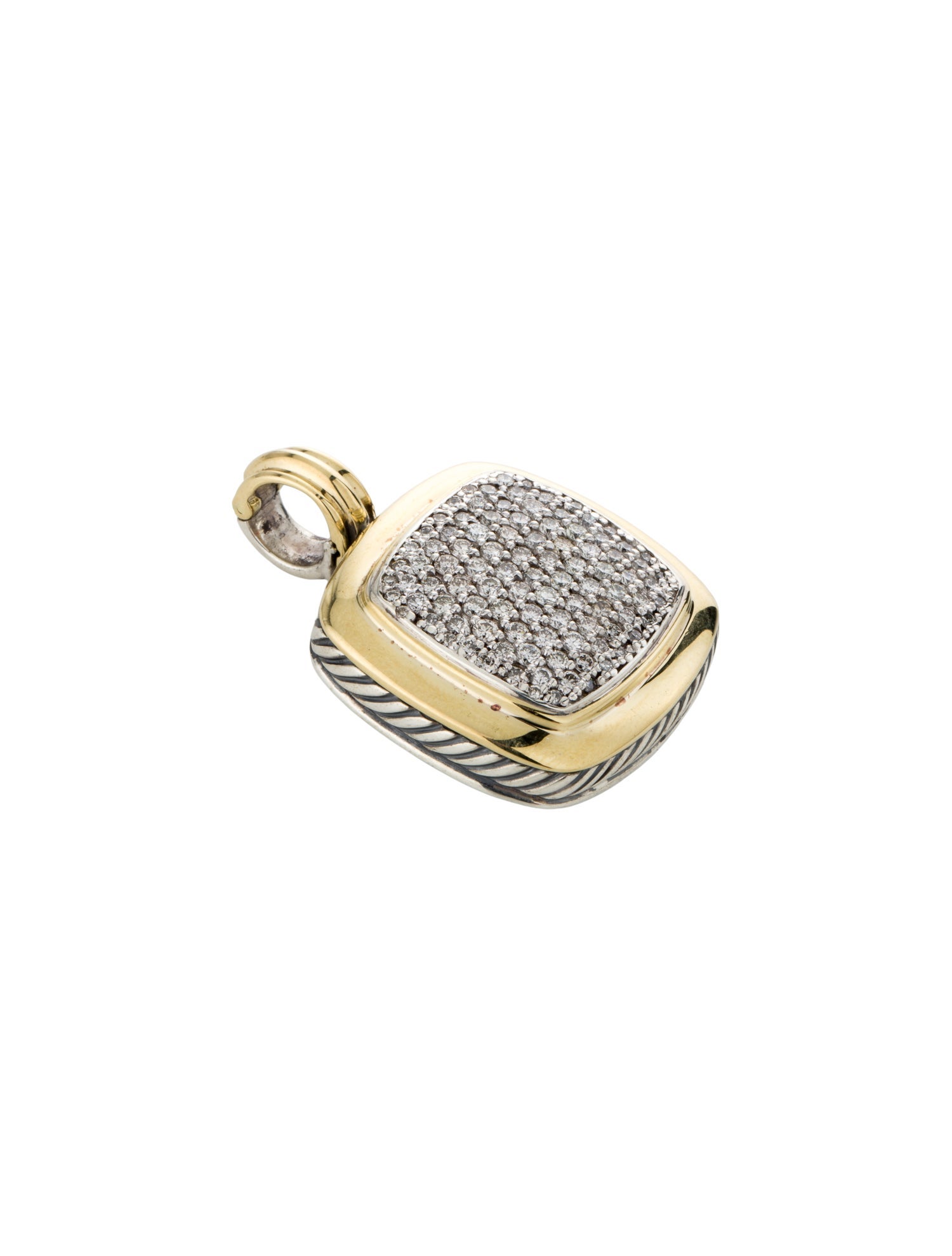 David Yurman 1.81ctw Diamond Albion Enhancer Pendant