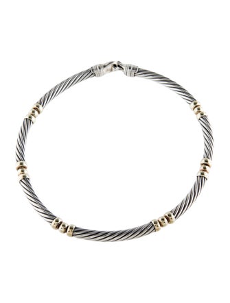 David Yurman Two-Tone Collar Necklace